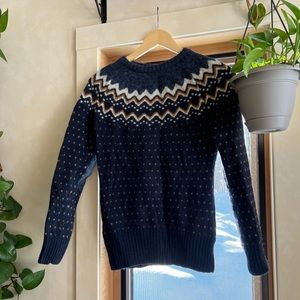 Fjällräven blue Ovik sweater small